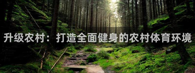 凯捷体育平台注册要钱吗安全吗：升级农村：打造全面健身的农村体